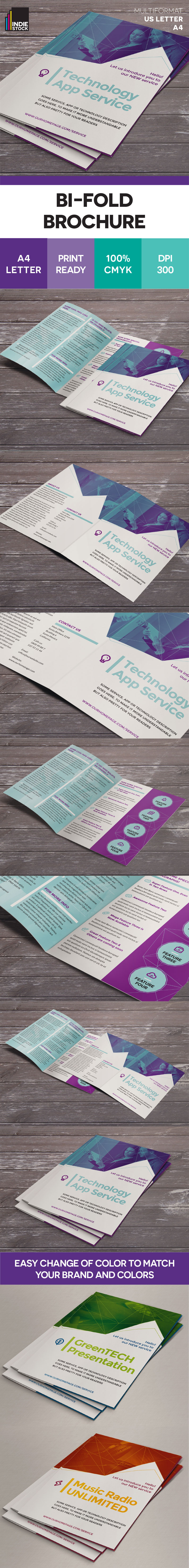 InDesign Bi-fold Brochure Template