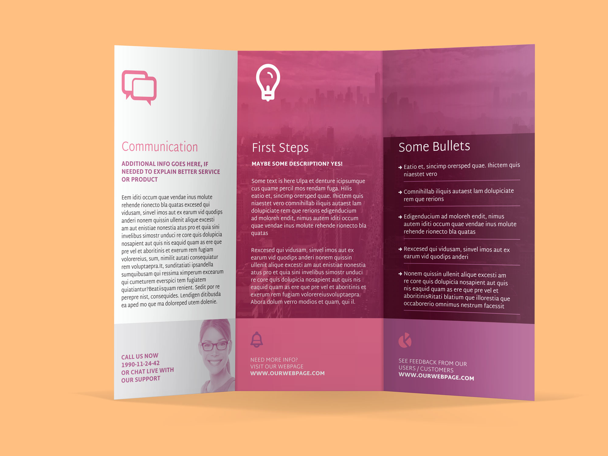 InDesign Tri-Fold Brochure Template