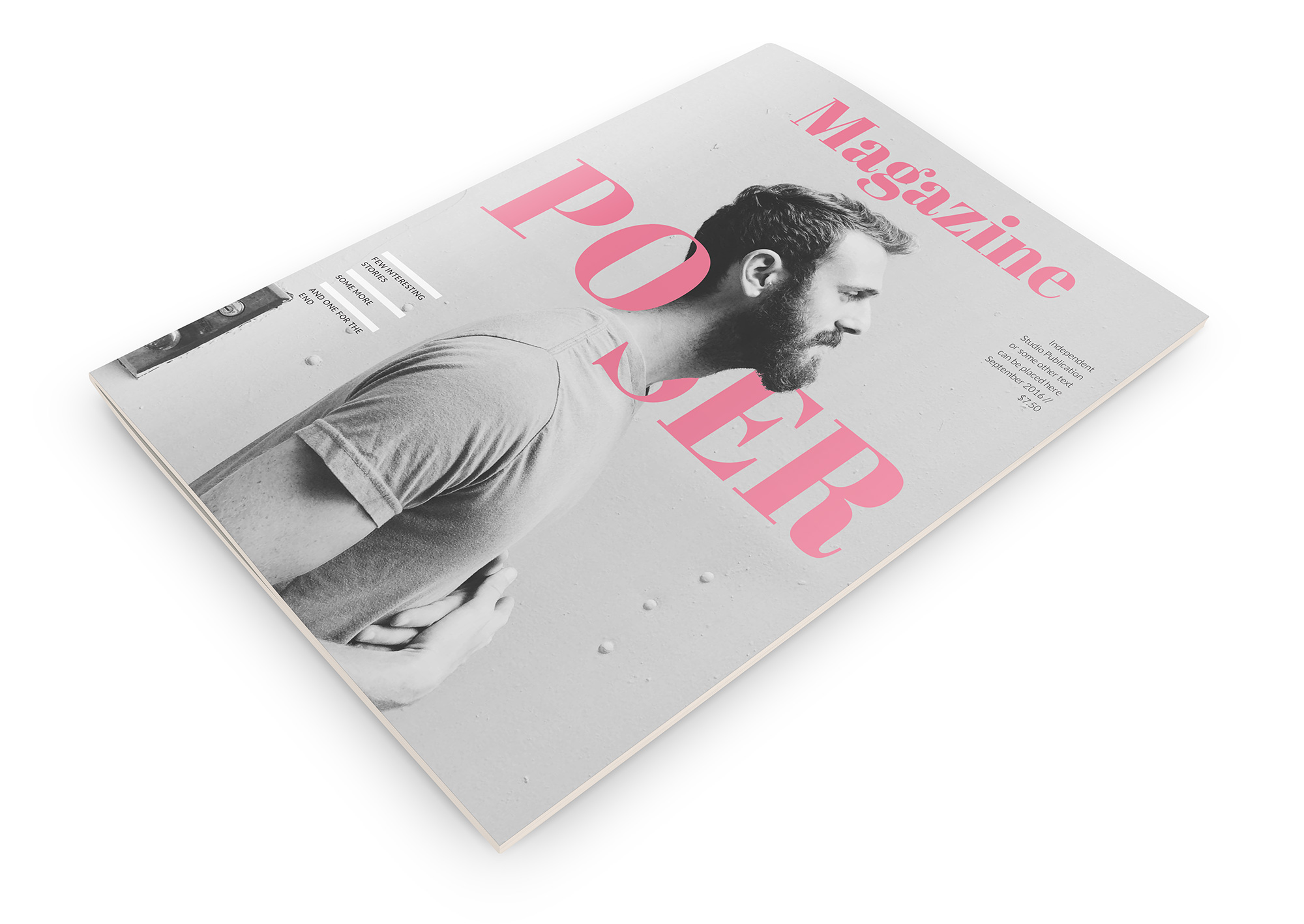 Poser Magazine - InDesign template