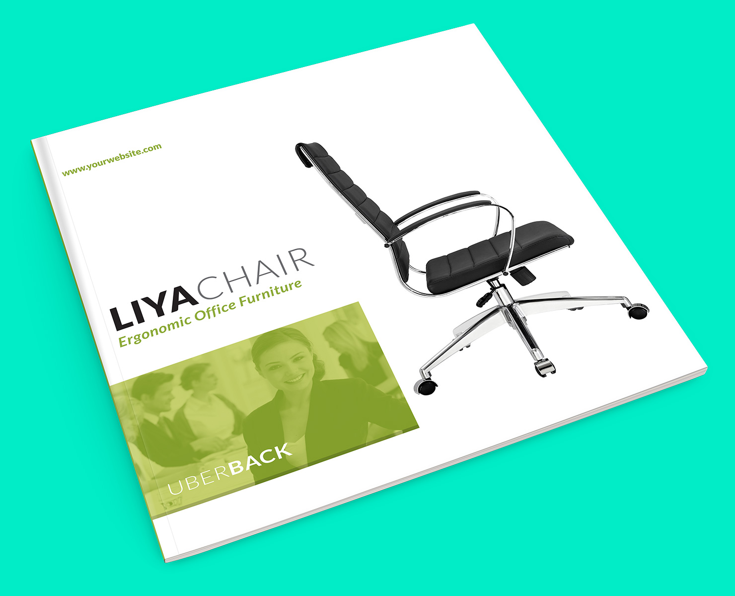 LiyaChair - Square Brochure InDesign template